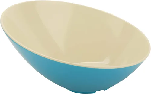 Vista 36 de G.E.T. B-792-W - Cuenco en ángulo para servir en cascada para ensaladas, arroz y postre, 24 onzas / 9.25 pulgadas, color blanco
