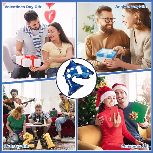 Vista 6 de Divertidas ideas de regalo para hombres, delfín, regalos únicos de regreso a la escuela para estudiantes y profesores, regalos geniales de elefante