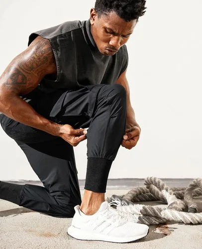 Vista 3 de Surenow Pantalones deportivos para correr para hombre, ligeros, delgados, de secado rápido, cónicos, de senderismo, pantalones deportivos