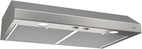 Vista 16 de Broan-NuTone Campana extractora negra de 30 pulgadas para debajo del gabinete, potencia silenciosa de confianza con 350 CFM, 1.5 Sones para una Negro
