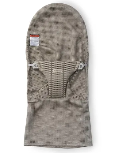 Vista 2 de BabyBjörn Asiento de tela para gorila, malla, gris beige
