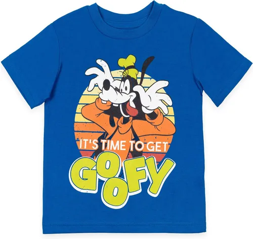 Vista 3 de Disney Mickey Mouse Goofy Donald Duck - Camiseta gráfica de manga corta