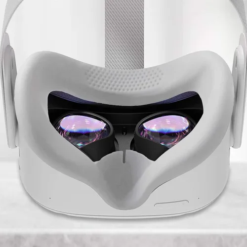 Vista 4 de Oculus Quest 2 - Juego de funda protectora, correas de control Oculus Quest 2, cubierta de lente Quest, cubierta protectora de lente para Oculus