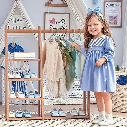 Vista 8 de PIGLOG Perchas para niños, paquete de 40 perchas para bebés, perchas de plástico apilables antideslizantes para ropa de bebé, de 11 a 14 pulgadas