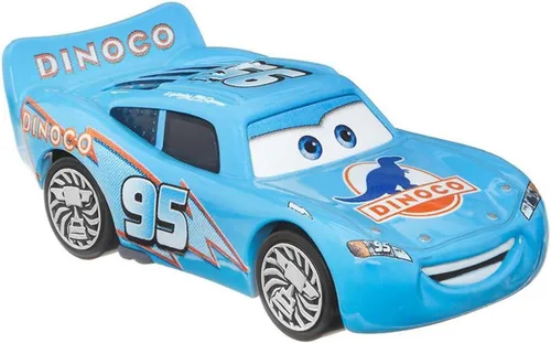 Vista 4 de Disney Pixar Cars Bling Bling Lightning McQueen - Serie de metal a escala 1:55