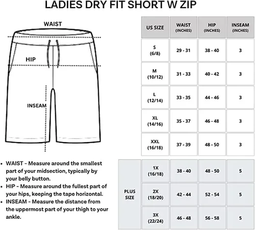 Vista 5 de Real Essentials - Paquete de 4unidades pantalones cortos deportivos para mujer con bolsillos con cremallera (disponible en tallas grandes)