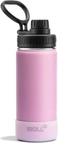 Vista 18 de Botella de agua de 12 oz para niños de acero inoxidable con aislamiento al vacío de boca ancha Botella de agua deportiva - Pequeña botella de agua