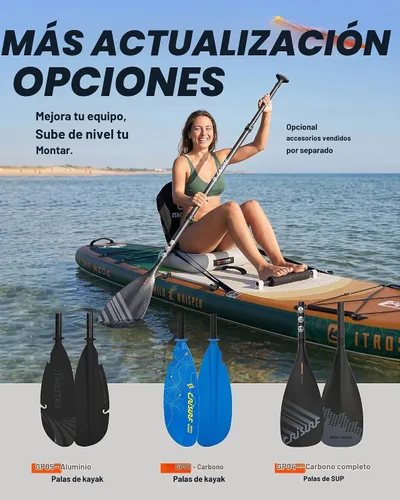 Vista 7 de iTAOSTAR Journey Tabla de Paddle de 11'6" / 11'×34" / 11'×35" Extra Ancha, Accesorios Premium de Tabla SUP Todo-en-Uno, Aletas Personalizadas J02AP