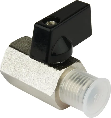 Vista 7 de EFIELD 1/4 Válvula de bola de latón de 1/4 "hembra NPT X 1/4" macho NPT válvula de cierre roscada, (MINI001)