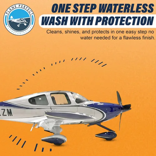 Vista 6 de Plane Perfect 1 revestimiento de cerámica SiO2 de grado aeronáutico – Spray detallador rápido de alto brillo – Sin agua, protección hidrofóbica