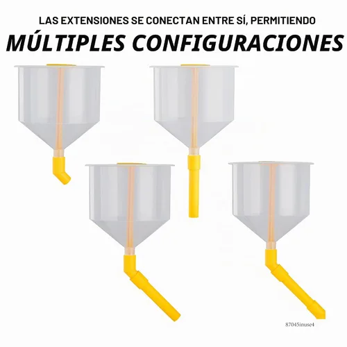 Vista 5 de OEMTOOLS 87045 Kit de embudo de llenado de refrigerante sin derrames con probador de refrigerante, kit de embudo de refrigerante sin derrames, kit