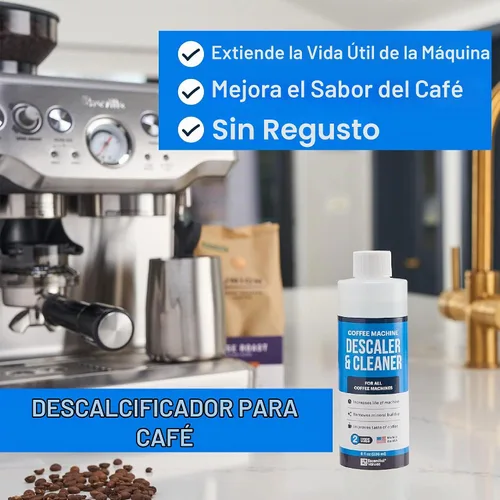 Vista 2 de Essential Values Solución Descalcificadora (8 fl oz / 236 ml) – Limpiador de Cafetera para Nespresso, Keurig, Breville y Más – Funciona en Todas