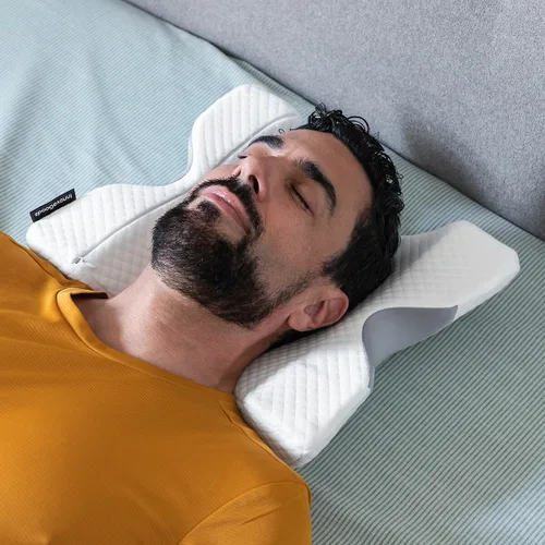 Vista 8 de Almohada Viscoelástica Cervical para Parejas Cozzy InnovaGoods