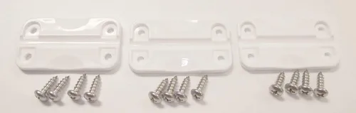 Vista 2 de JSP Manufacturing Bisagras de repuesto de plástico Igloo Cooler + tornillos inoxidables (3)
