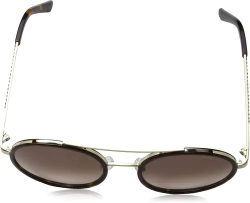Vista 4 de Guess By Marciano GM0780 Gafas de Sol - Marco Habana Oscuro, Lentes Marrón Gradiente, 2.165 in GM07805552F