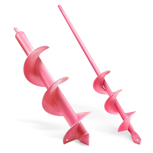 Vista 7 de TCBWFY Broca de barrena de 24 pulgadas para plantar - Mango largo de 1.2"x24" Plantadora fácil Barrena de jardín - Barrenas para bulbos y plantas