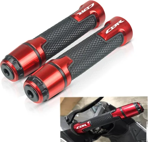 Vista 2 de Universal 7/8 '' 0.866 in motocicleta Powersports manillar Grips con extremo de barra para Honda CBR600RR F2 F3 F4 F4i CBR650R 400 600 1000RR 250R