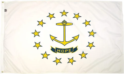 Vista 74 de FlagSource Bandera del estado de Alabama, material de nailon 200D con certificación FMAA, resistente, fabricada en Estados Unidos, resistente a