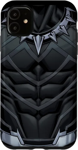 Vista 8 de iPhone 16 Marvel Avengers Black Panther - Funda para disfraz