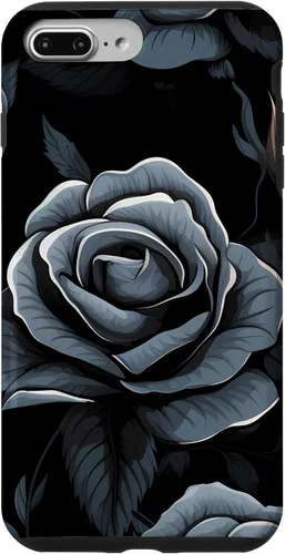 Vista 12 de Black Rose Floral Flower Case for iPhone 16