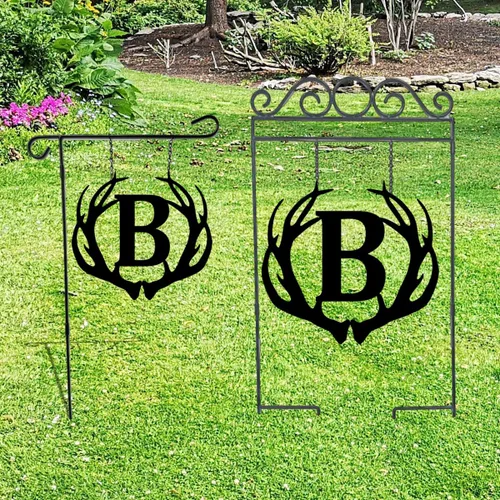 Vista 6 de Letrero de Metal ACM Personalizado con Decoraciones de Cuernos de Ciervo para Decoración Rústica de Pared del Hogar, Letrero Personalizable