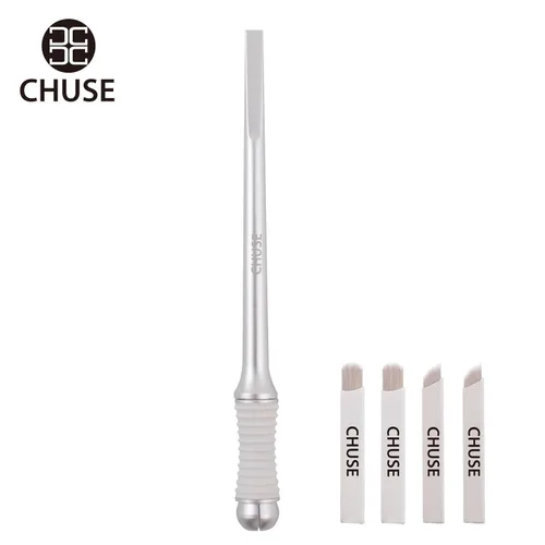 Vista 10 de CHUSE M99 Microblading Pen Pluma Manual de Maquillaje Permanente con Diseño de Patente de Aspecto (azul)