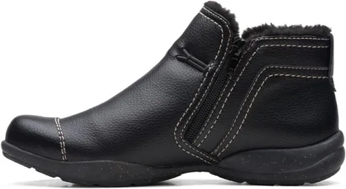 Vista 5 de Clarks Roseville Aster - Botines para mujer, Negro
