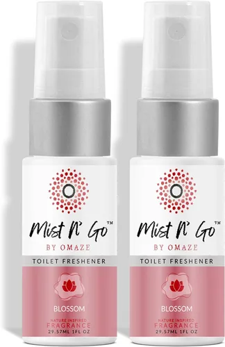Vista 17 de Mist N' Go by Omaze - Aerosol de Baño de Viaje para Inodoro Eliminador de Olores - Aerosol de Inodoro de Viaje para Ambientador de Aire de Baño