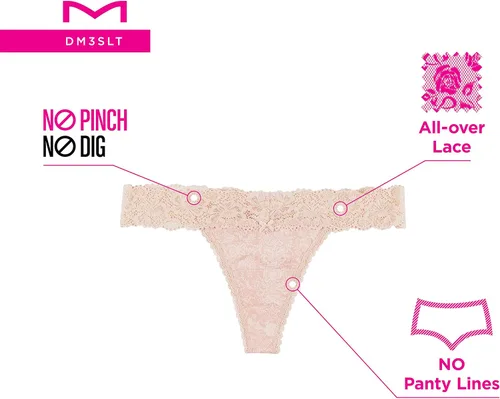 Vista 5 de Maidenform Paquete de 3 tangas de encaje para mujer