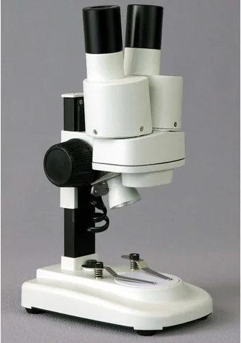 Vista 3 de AMSCOPE-KIDS SE100ZZ-LED microscopio LED estéreo portátil, con aumentos de 20 y 50