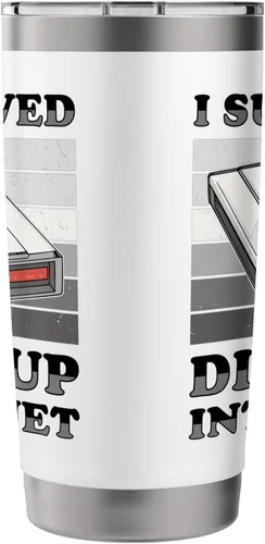 Vista 2 de 90s Nostalgia Retro 90s Dial Up Internet Vintage Stainless Steel Insulated Tumbler