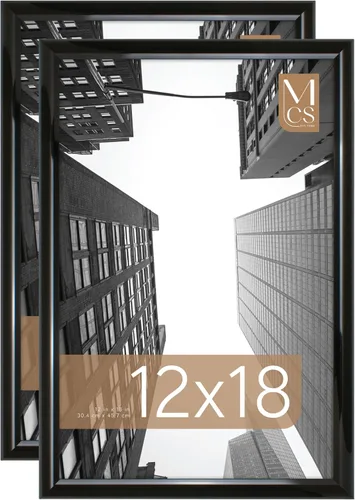 Vista 10 de MCS , Negro 24 x 36 pulgadas trendsetter cartel marco, 24 x 36