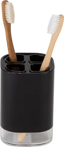 Vista 4 de Bath Bliss Juego de baño acrílico de 6 piezas Cepillo de inodoro Bote de basura Bomba de jabón Jabonera Vaso Soporte para cepillos