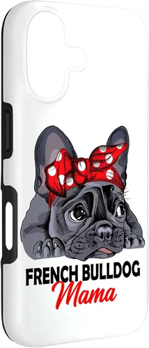 Vista 3 de French Bulldog Mama Frenchie Frauchen Case for iPhone 17