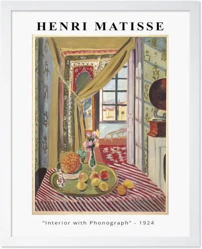 Vista 31 de Poster Master Póster Vintage de Henri Matisse – Impresión Retro de Fauvismo – Regalo para Artista, Inauguración de Casa – La Ventana, Maceta
