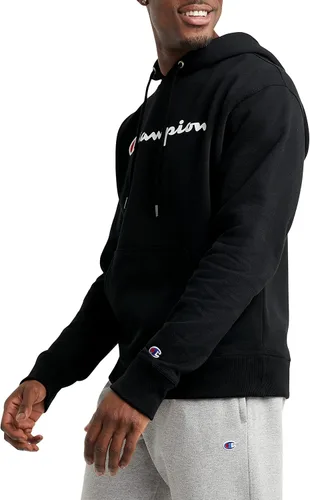 Vista 3 de Champion - Sudadera con capucha Powerblend para hombre, forro de vellón y peso medio