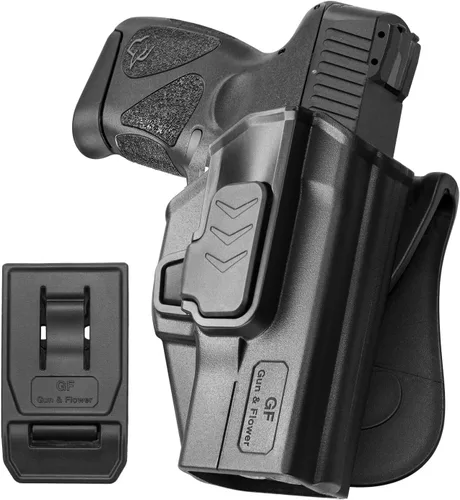 Vista 7 de OWB Holster for Taurus G2C/G3C, PT111/PT140 G2, G3C Toro – Index/Thumb Release, RDS Ready Options, Paddle/Clip/IWB Carry, Adjustable Cant, No
