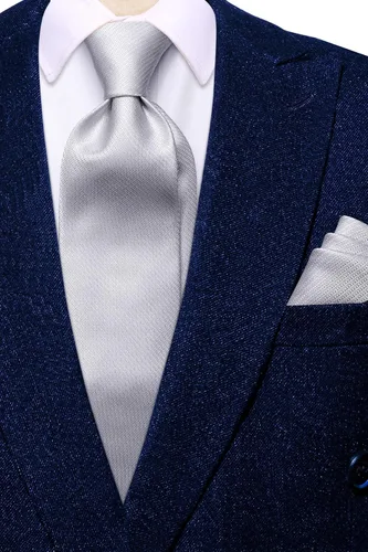 Vista 236 de Hi-Tie Corbatas de seda para hombre, diseño de cachemira a rayas, con bolsillo, gemelos cuadrados, conjunto formal de negocios