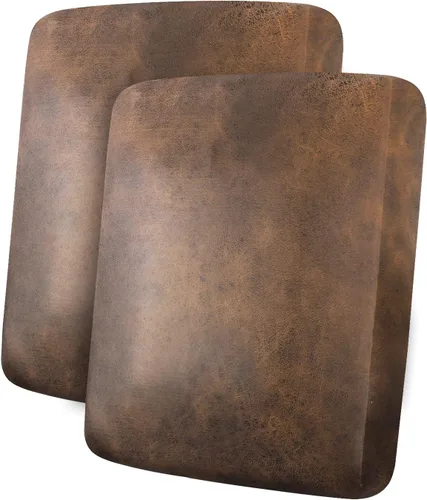 Vista 142 de ANARACHON Fundas de cojín de sofá con aspecto de cuero, juego de fundas de asiento de sofá, protector de muebles para sillón seccional, sofá biplaza