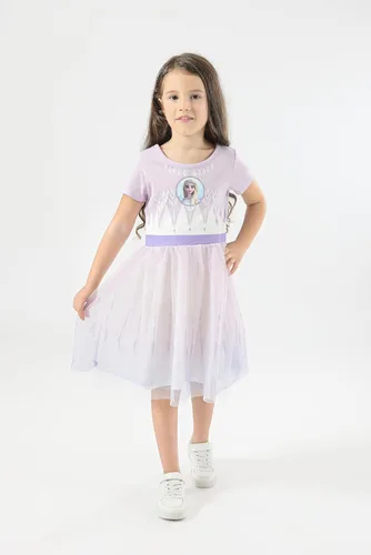 Vista 2 de Disney Frozen Elsa Princess Girls Dress for Toddlers and Big Kids