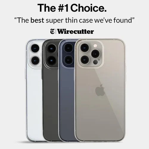 Vista 2 de totallee Funda transparente para iPhone 15 Pro, cubierta delgada ultra delgada y minimalista para Apple iPhone 15 Pro (2023)