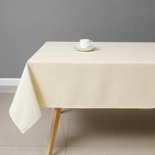 Vista 13 de Wewoch Mantel rectangular beige resistente al agua lavable de poliéster para comedor, cocina, fiestas, bodas y uso al aire libre, 52 x 70 pulgadas