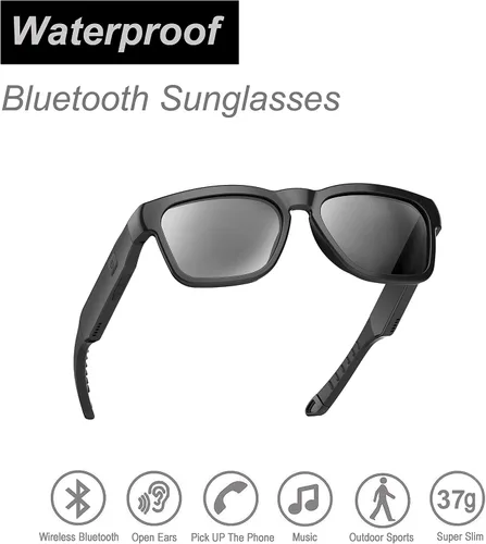 Vista 2 de OhO Bluetooth Audio Sunglasses, Lightweight Sport Glasses, 10H Playtime, UV400 ANSI Z87.1, Water Resistant with Voice Control