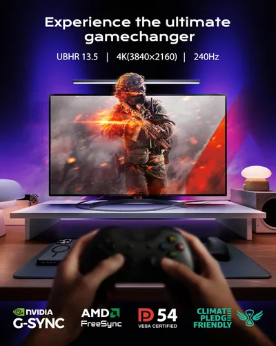 Vista 2 de Stouchi - Cable DisplayPort 2.1 de 13 pies con certificación VESA de 80 Gbps UHBR20 DP 16K 8K @240Hz 4K @360Hz FreeSync G-Sync DSC 1.2a Gris