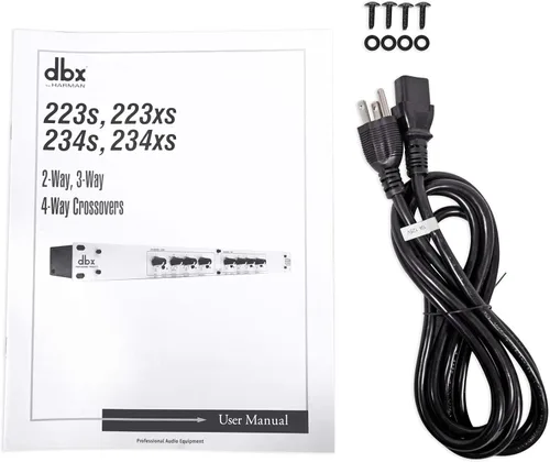 Vista 4 de dbx 234s estéreo de 2 vías, mono crossover de 4 vías