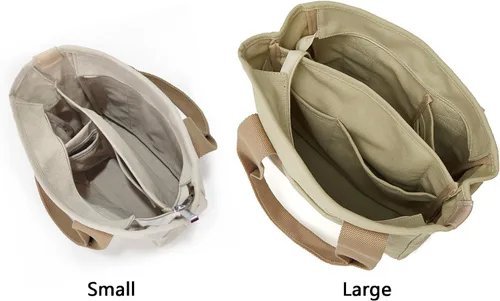 Vista 3 de Bolso de mano pequeño con cremallera para mujer, bolso cruzado de lona, bolso de hombro, bolso de mano, bolso de mensajero 2023