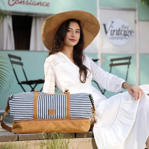 Vista 7 de Plambag - Bolsa de lona grande para el fin de semana impermeable tamaño grande PB0167DB