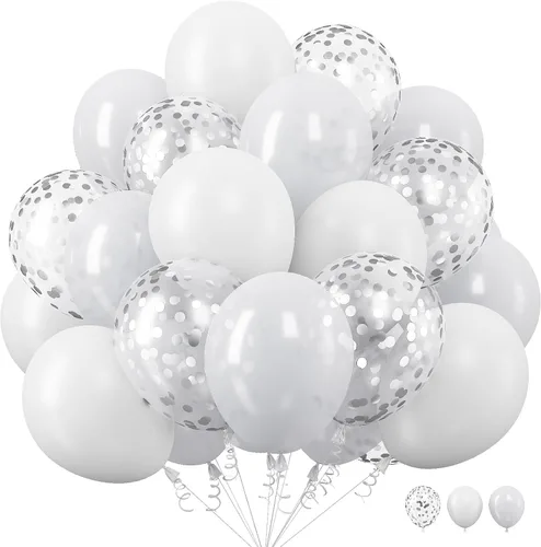 Vista 9 de Globos rosa y dorado, globo de látex rosa claro pastel de 12 pulgadas y blanco arena perla con globo metálico dorado champán beige para princesas