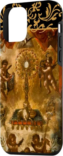 Vista 2 de iPhone 12 mini adoración eucarística rezar monstrancia tradicional latina Misa caso