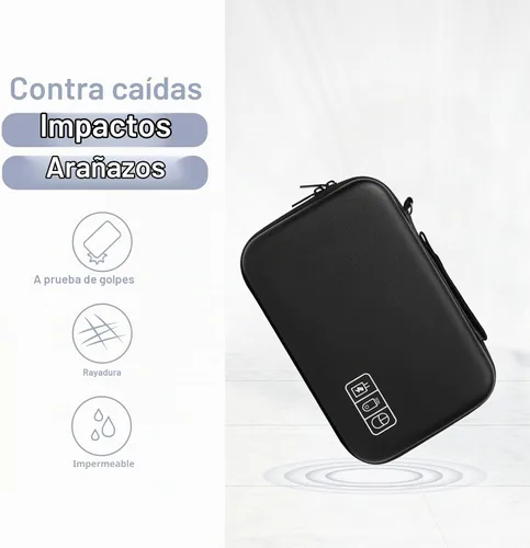 Vista 5 de MOSISO - Organizador electrónico de viaje compatible con adaptador de Funda de viaje compatible con Magic Mouse & Pencil Tarjeta SD Disco flash